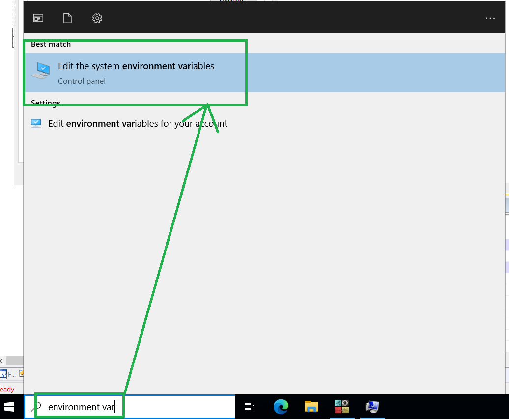 Edit Environment Variables 1